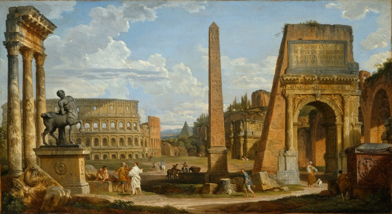 Capriccio di Rovine Romane con il Colosseo - Fitzwilliam Museum, Cambridge